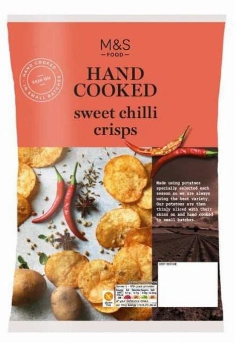 Marks & Spencer Sweet Chilli Crisps