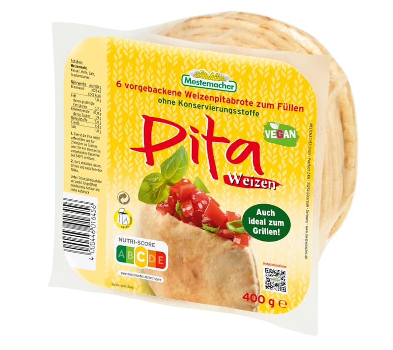 Mestemacher Wheat Pita