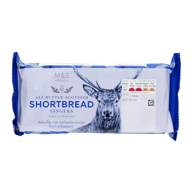 Marks & Spencer Scottish All Butter Shortbread Fingers