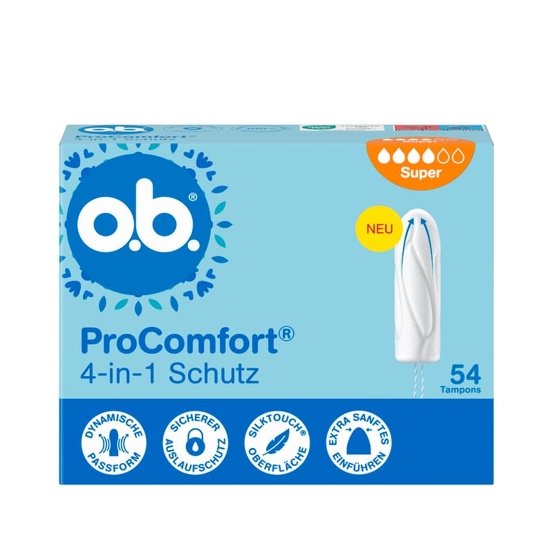 o.b. ProComfort Super Tampons