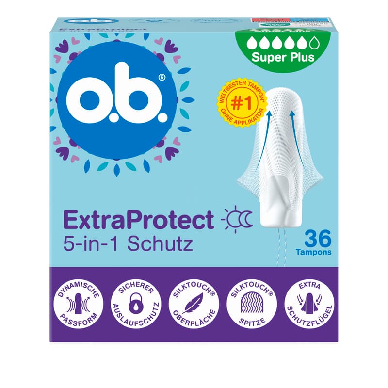 o.b. ExtraProtect Super plus Comfort Tampons