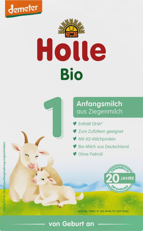 Holle BIO-Anfangsmilch 1 Ziegenmilch DHA