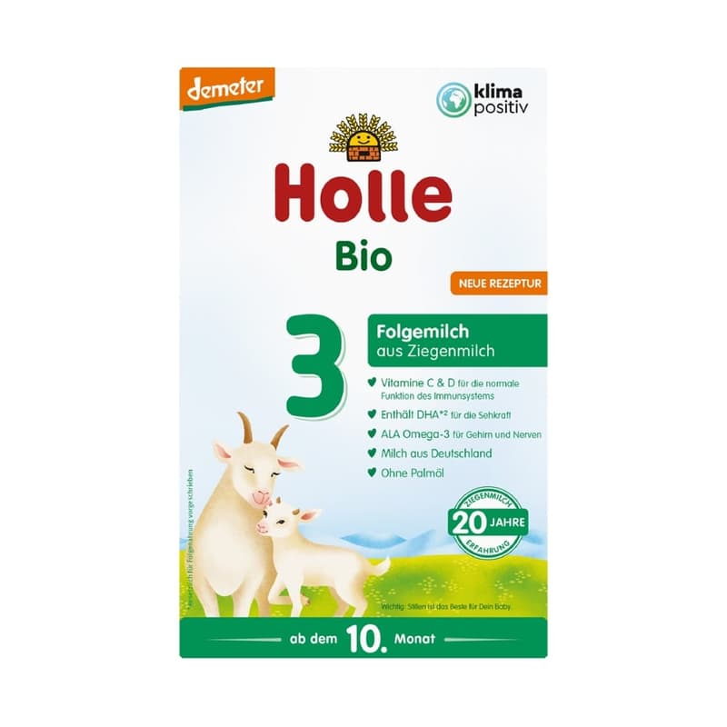 Holle BIO-Folgemilch 3 Ziegenmilch DHA