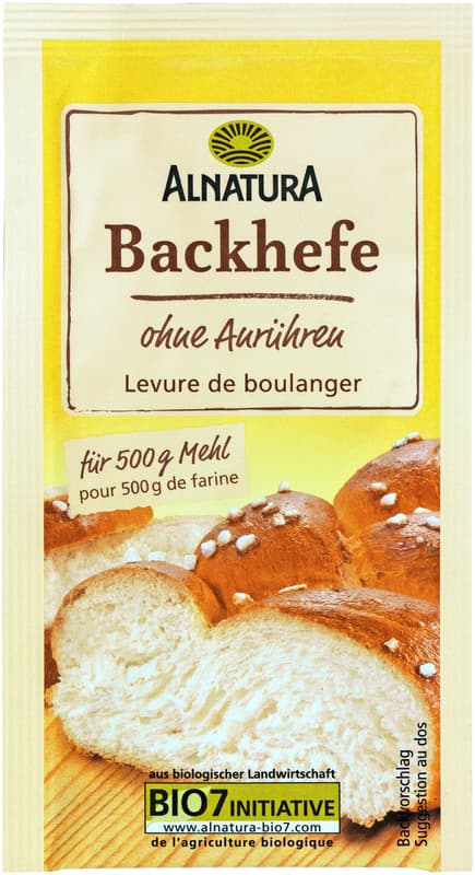 Alnatura organic baker's yeast dry