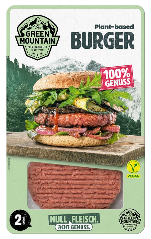 The Green Mountain Plant-Based Burger