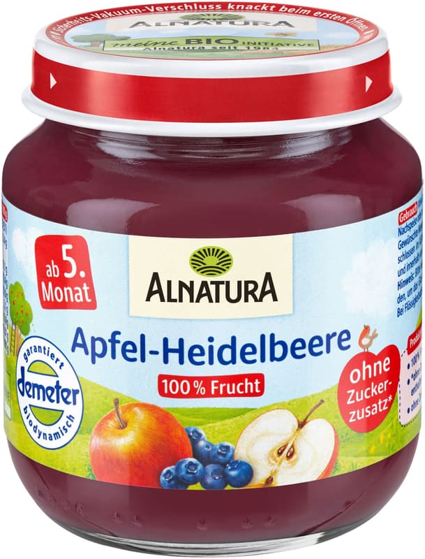 Alnatura BIO Apfel-Heidelbeere 100% Frucht