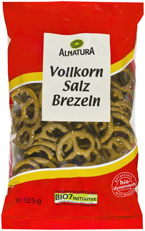 Alnatura BIO wholemeal salted pretzels