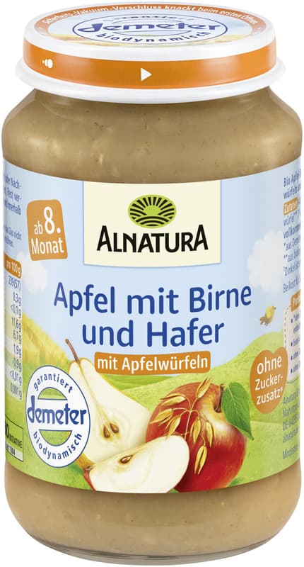 Alnatura BIO Apple with pear and oats