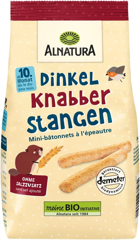 Alnatura ORGANIC Spelt Snack Sticks from 10 months