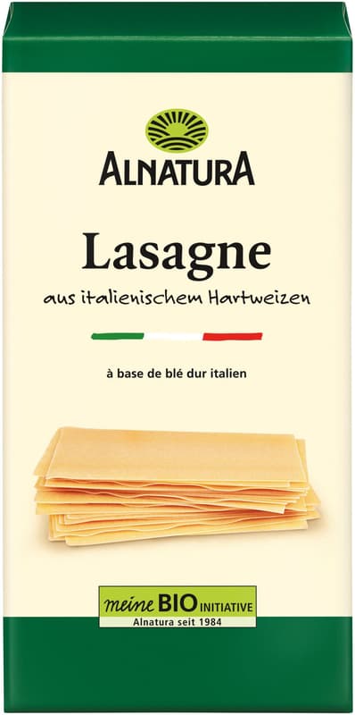 Alnatura BIO 100% durum wheat lasagne