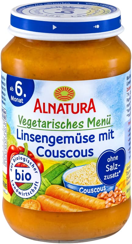 Alnatura BIO Linsengemüse mit Couscous
