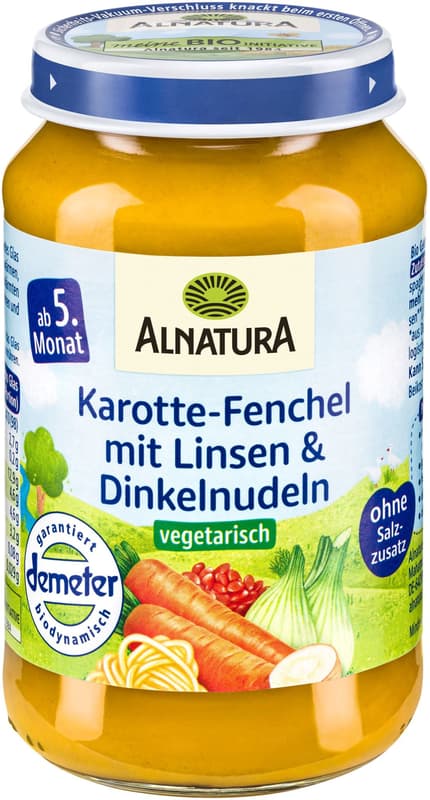 Alnatura BIO Carrot-Fennel Vegetables Spelt Noodles