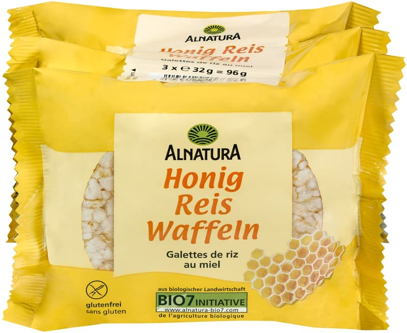 Alnatura BIO honey rice wafers 3s