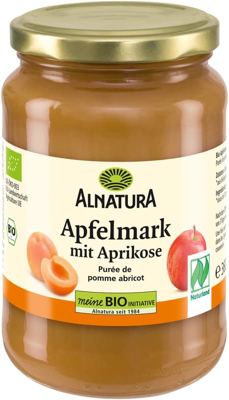 Alnatura BIO Apple pulp with apricot