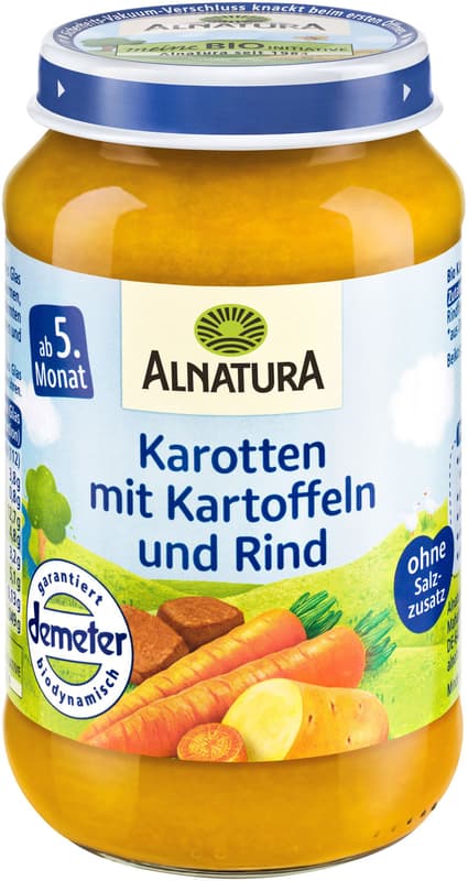 Alnatura BIO Carrots with potatoes and beef