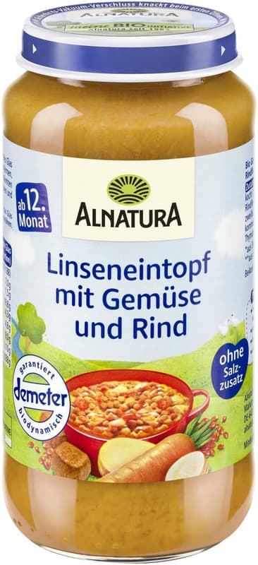Alnatura BIO Mixed Stew Lentil Vegetables with Beef