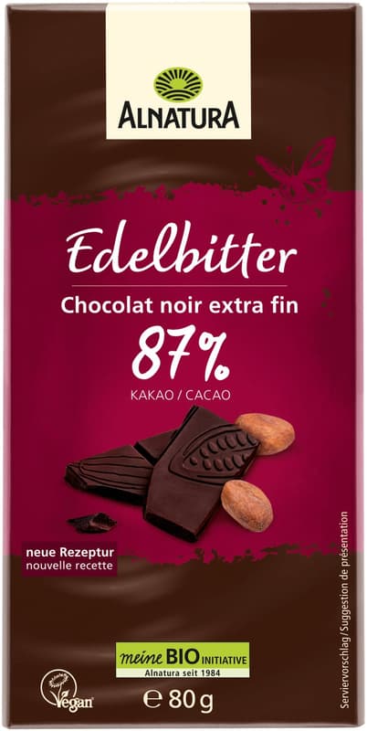 Alnatura organic dark chocolate 87%