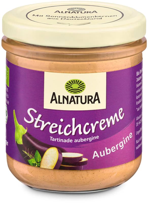Alnatura BIO Streichcreme Aubergine