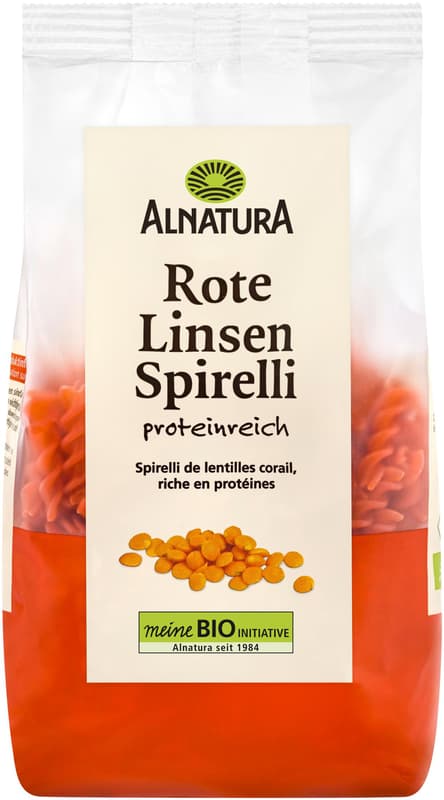 Alnatura BIO Red Lentil Spirelli