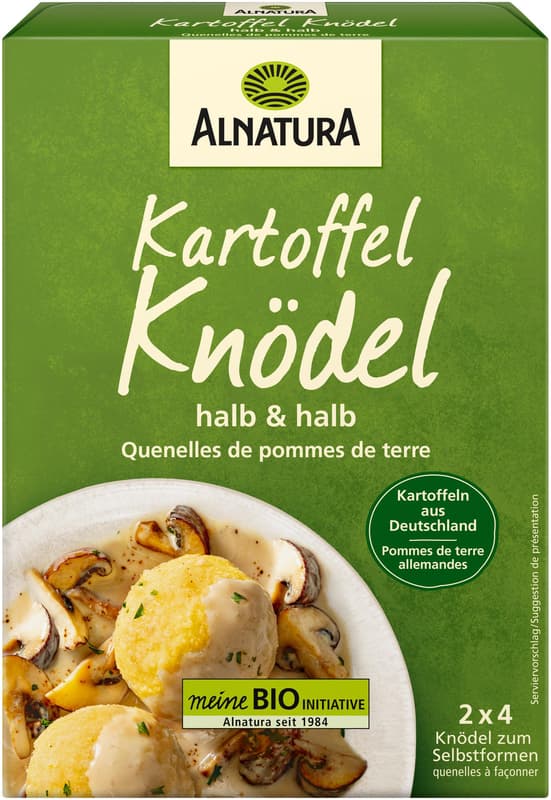 Alnatura BIO Potato dumplings half&half