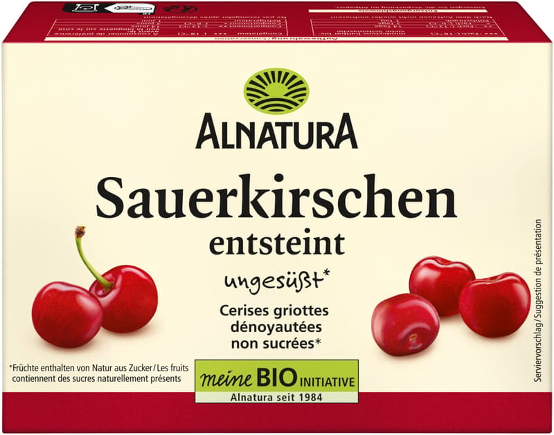 Alnatura organic sour cherries
