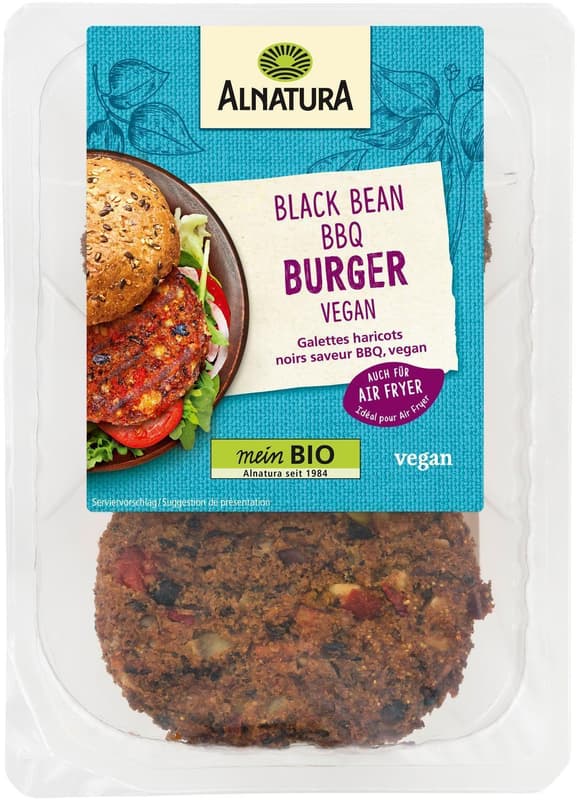 Alnatura BIO Black Bean-Cashew Burger