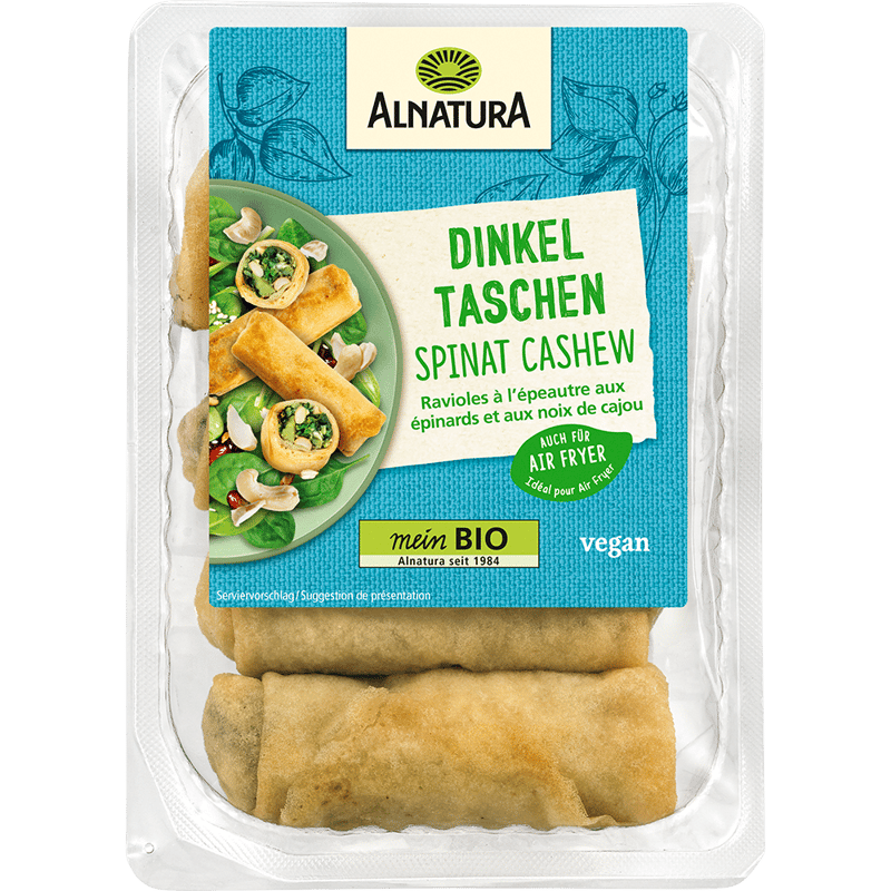 Alnatura BIO Spinach Cashew Pockets