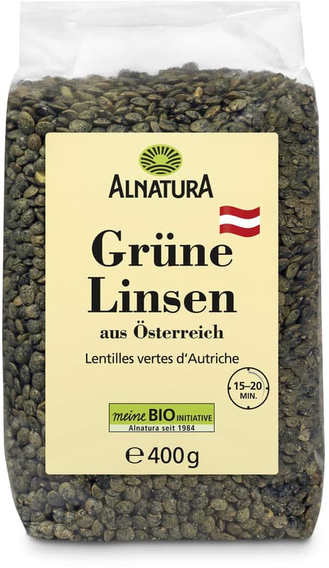 Alnatura BIO green lentils from Austria