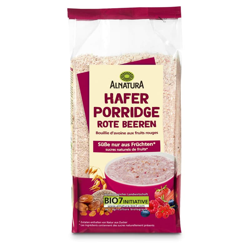 Alnatura BIO Hafer-Porridge Rote Beeren
