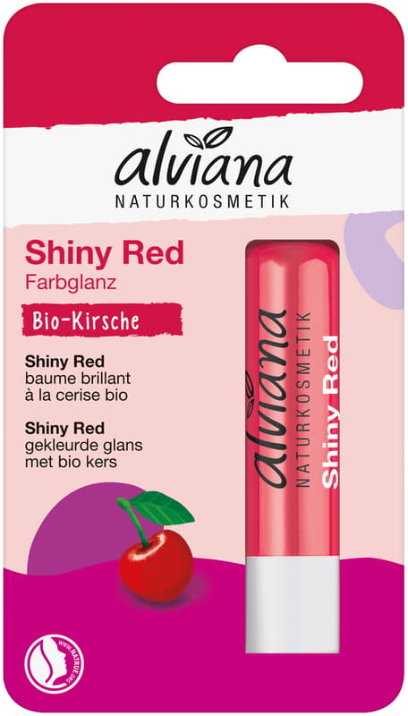 alviana Lippenpflege Shiny Red BIO-Kirsche