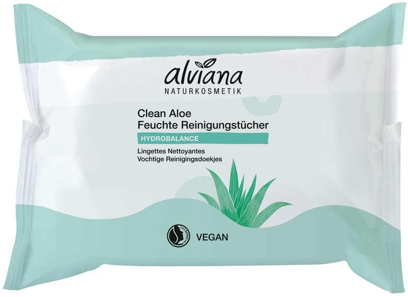 alviana Moist Cleansing Wipes BIO Aloe Vera