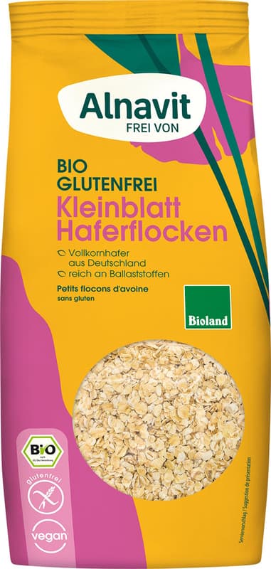 Alnavit BIO Small Leaf Oat Flakes gluten-free