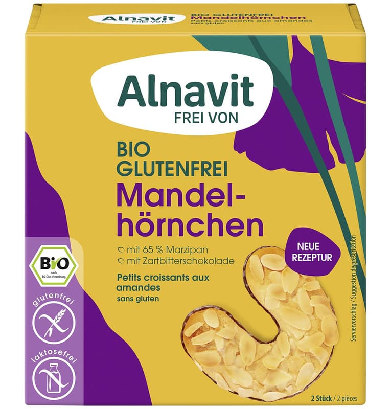 Alnavit BIO Mandelhörnchen glutenfrei