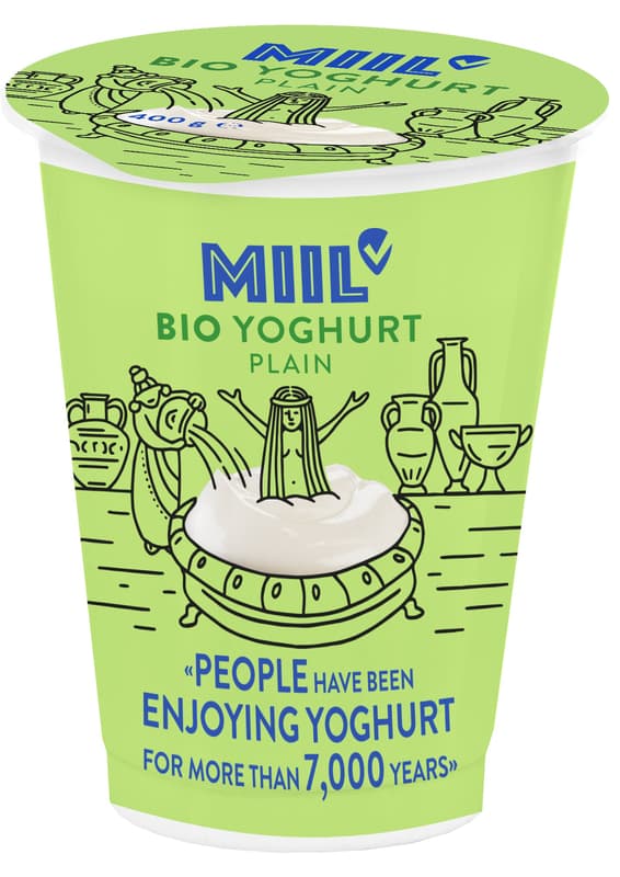 Miil BIO yoghurt natural 3,8%