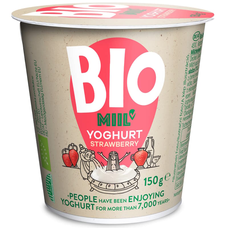 Miil BIO Yoghurt 3,8% Strawberry