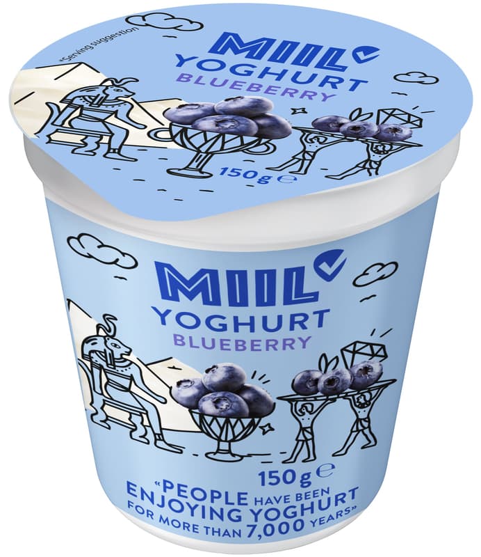 Miil yoghurt 3,7% Blueberry