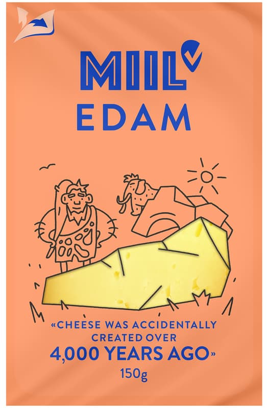 Miil Edam cheese in slices 45%
