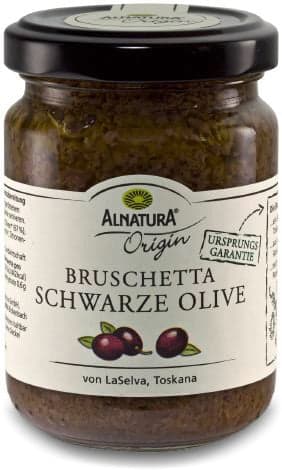Alnatura BIO Bruschetta Black Olives