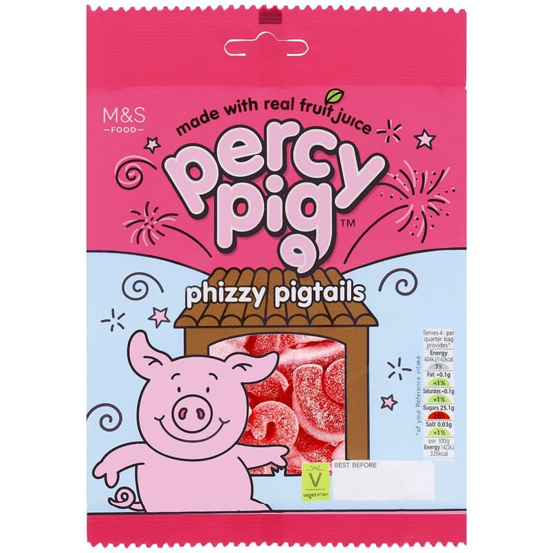 Marks & Spencer Percy Pig Phizzy Pigtails