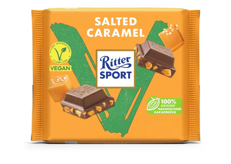 Ritter Sport vegan Salted Caramel
