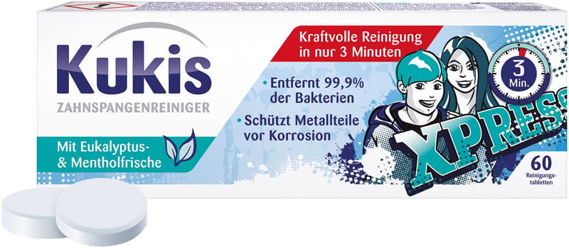 Kukis Braces Cleaner Tablets