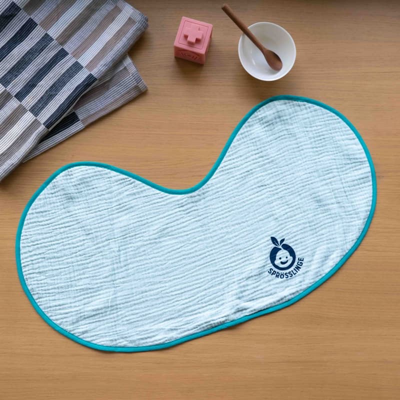 Sprösslinge - Baby bib 2 in 1 – mint