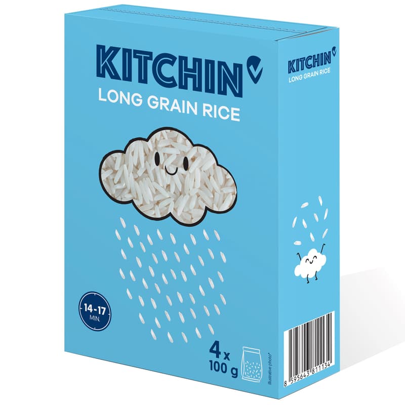 Kitchin Long Grain Rice Boil-in-Bag