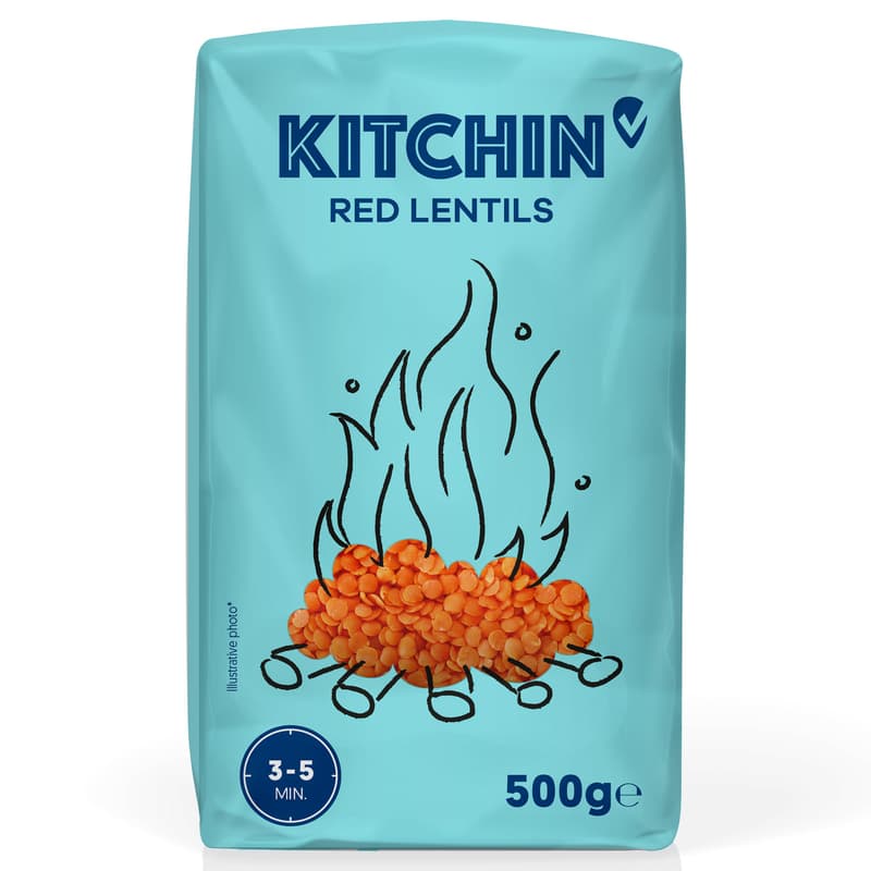 Kitchin red lentils