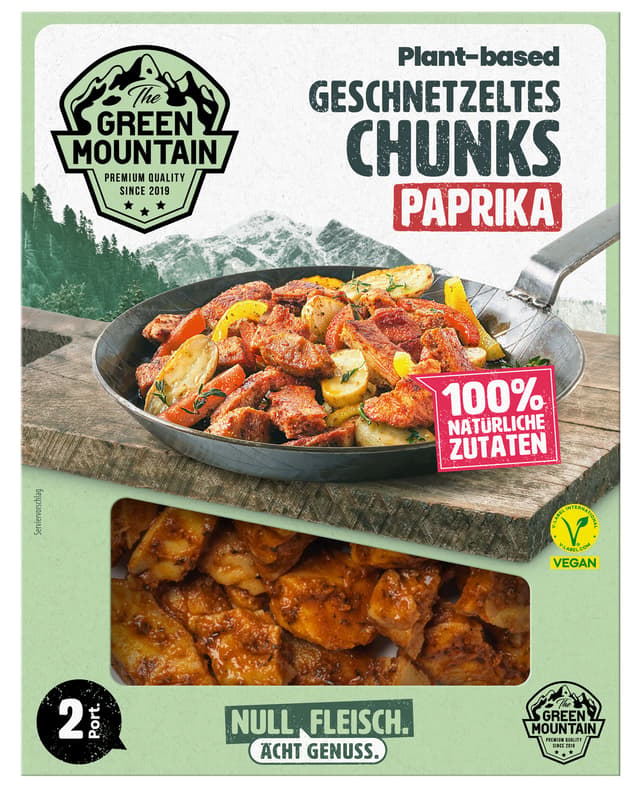 The Green Mountain Paprika Chunks VEGAN
