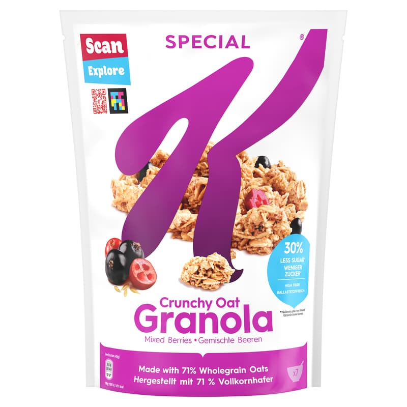 Kellogg's Special K Crunchy Oat Granola Mixed Berries