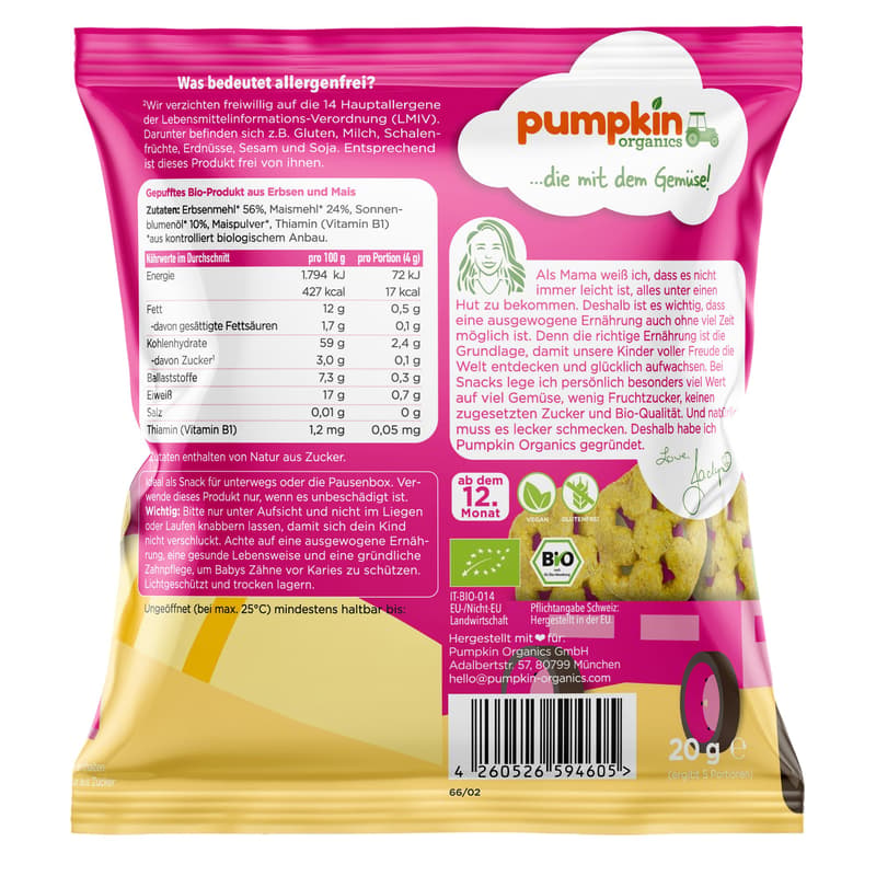 Pumpkin Organics - Bio Gemüse Traktorräder