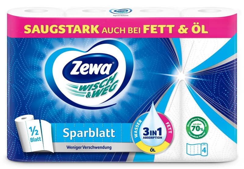 Zewa Wisch&Weg economy sheet 4x74 sheets