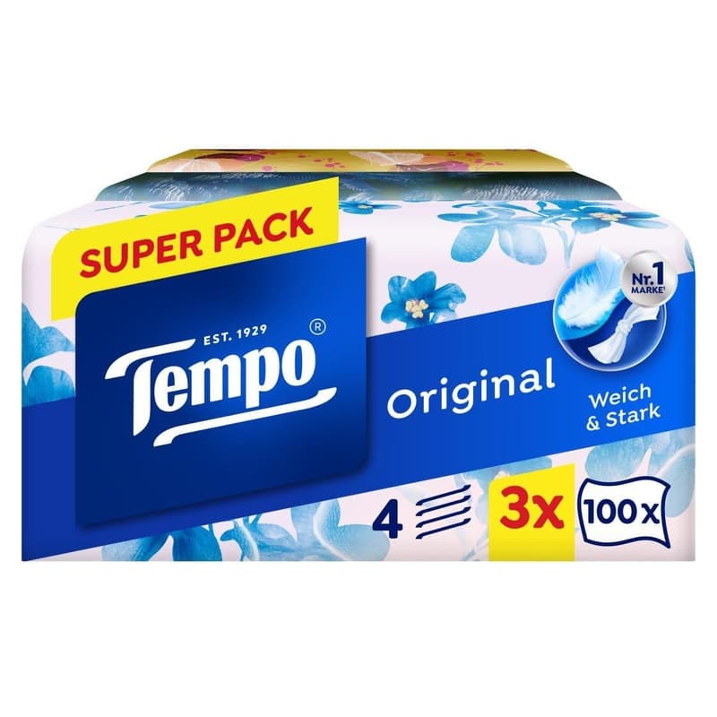 Tempo Handkerchiefs Trio Box
