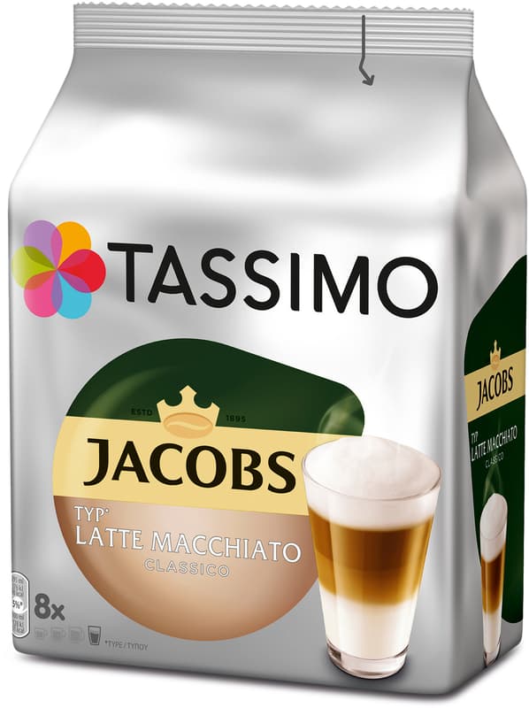 Tassimo Jacobs Latte Macchiato Classico 8 capsules